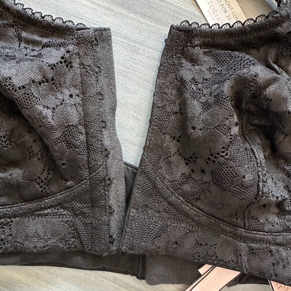 NWT Body by Victoria Victoria's Secret Black Size Large Mastectomy Bra - Picture 3 of 9